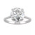 Moissanite Round Solitaire Ring (2-3/4 ct. tw. Diamond Equivalent) in 14k White Gold or 14k Yellow Gold