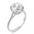 Moissanite Round Solitaire Ring (2-3/4 ct. tw. Diamond Equivalent) in 14k White Gold or 14k Yellow Gold