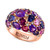 EFFY® Multi-Gemstone (7-5/8 ct. t.w.) & Diamond (1/8 ct. t.w.) Cluster Statement Ring in 14k Rose Gold