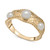 Cultured Freshwater Pearl (4-5mm) Nugget Ring in 14k Gold-Plated Sterling Silver