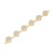 Diamond Flower Cluster Link Bracelet (2 ct. t.w.) in 14k Gold, Created for Macy's