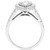 Diamond Teardrop Cluster Halo Engagement Ring (1 ct. t.w.) in 14k White Gold