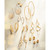 Love Knot Polished & Textured Stud Earrings in 14k Gold