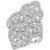 Diamond Filigree Cluster Ring (1-1/2 ct. t.w.) in 14k White Gold, Created for Macy's