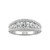 Moissanite Graduated Stone Band 1-1/2 ct. t.w. Diamond Equivalent in 14k White Gold