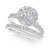 Diamond Halo Bridal Set (2 ct. t.w.) in 14k White or Yellow Gold