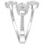 EFFY® Diamond Triple Baguette Cluster Statement Ring (5/8 ct. t.w.) in 14k White Gold