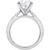 Certified Lab Grown Diamond Pave Set Engagement Ring (3-7/8 ct. t.w.) in 14k White Gold