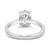 Moissanite Oval Engagement Ring (2-1/3 ct. t.w. DEW) in 14k White Gold