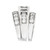 Diamond Princess 3-Pc. Bridal Set (4 ct. t.w.) in 14k White Gold