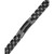 Men's Diamond Double Row Link Bracelet (1/2 ct. t.w.) in Black Ion-Plated Stainless Steel