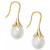 Cultured Freshwater Pearl Drop Earrings in 14K Yellow Gold (Also Available in 14k White Gold and 14k Rose Gold)