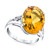 Citrine (9 ct. t.w.) & Diamond Accent Openwork Statement Ring in Sterling Silver