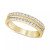 Diamond Split Row Band (1/2 ct. t.w.) in 14k Gold