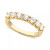Seven Diamond Band in 14k Gold or White Gold (1 ct. t.w.)