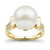 Cultured Ming Pearl (12mm) & Diamond (1/5 ct. tw.) Ring in 14k Gold