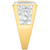 Men's Diamond Textured Ring (1/2 ct. t.w.) in 10k Gold