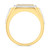 Men's Diamond Textured Ring (1/2 ct. t.w.) in 10k Gold