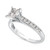 Diamond Princess-Cut Channel-Set Bridal Set (1-1/2 ct. t.w.) in 14k White Gold