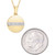 Diamond Disc Pendant Necklace (1/10 ct. t.w.) in 14k Gold, 18" + 2" extender, Created for Macy's