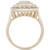 Cushion Cluster Statement Ring (1 ct. t.w.) in 14k Gold, Created for Macy's