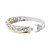 EFFY® Diamond Chain Link Bangle Bracelet (2-1/10 ct. t.w.) in 14k White and Yellow Gold