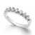 Certified Diamond Scallop Ring (1/2 - 2 ct. t.w.) in 14k White Gold