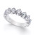 Certified Diamond Scallop Ring (1/2 - 2 ct. t.w.) in 14k White Gold