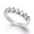 Certified Diamond Scallop Ring (1/2 - 2 ct. t.w.) in 14k White Gold