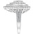 EFFY® Diamond Teardrop Cluster Ring (1-7/8 ct. t.w.) in 14k White Gold