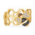 Multicolor Diamond Honeybee Honeycomb Ring (1/3 ct. t.w.) in 14k Gold