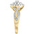 Diamond Oval Cluster Engagement Ring (1/2 ct. t.w.) in 14k Gold
