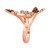 Diamond Butterfly Statement Ring (1/2 ct. t.w.) in 14k Rose Gold
