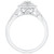 Diamond Cushion Halo Twist Bridal Set (5/8 ct. t.w.) in 14k White Gold