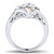 Diamond Mother & Child Ring (1/7 ct. t.w.) in Sterling Silver & 14k Gold