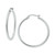 Polished Small Hoop Earrings in Sterling Silver, 1", Created for Macy's