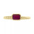 EFFY® Ruby (5/8 ct. t.w.) Ring in 14k Yellow Gold (Also Available in Emerald)