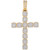 Diamond Cross Pendant (2-1/2 ct. t.w.) in 10k Gold & White Gold