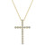 Diamond Cross 18" Pendant Necklace (1/4 ct. t.w.) in 10k Gold, 16" + 2" extender