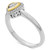 Diamond Heart Ring in 14k Gold over Sterling Silver (1/10 ct. t.w.)