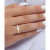 Cubic Zirconia Heart & Pear Two-Stone Ring