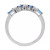 Lab-Created Sapphire (3/8 ct. t.w.) & White Sapphire Accent Ring in 14k Rose Gold-Plated Sterling Silver (Also Available in Ruby)