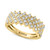 EFFY® Diamond Checkerboard Ring (1 ct. t.w.) in 14k Gold