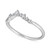 Diamond V-Shape Wedding Band (1/5 ct. t.w.) in 14k White Gold