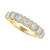 Lab-Created Diamond Band (1/2 ct. t.w.) in 14k Gold-Plated Sterling Silver