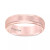 Satin Comfort-Fit Band in Rose or Yellow Tungsten Carbide (6mm)