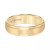 Satin Comfort-Fit Band in Rose or Yellow Tungsten Carbide (6mm)