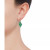 Ruby (3-1/5 ct. t.w.) & Diamond (1/4 ct. t.w.) Floral Cluster Drop Earrings in 14k White Gold (Also in Emerald & Saphire)