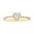 Diamond Heart Halo Engagement Ring (1/4 ct. t.w.) in 14k White, Yellow or Rose Gold