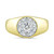 Men's Lab Grown Diamond Cluster Ring (1 ct. t.w.) in 10k Gold